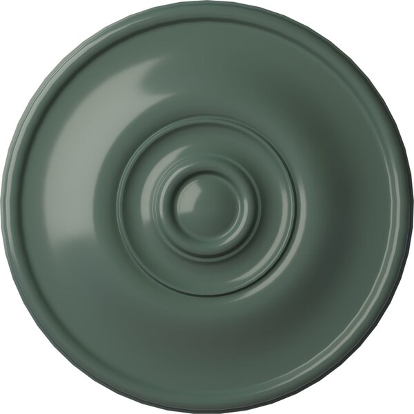 Ekena Millwork Jefferson Ceiling Medallion (Fits Canopies up to 2 7/8"), Hnd-Painted Cloud Burst, 11 3/4"OD x 3/8"P CM12JECBF - main